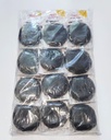 DONAS PARA EL CABELLO NEGRA (8 CM)