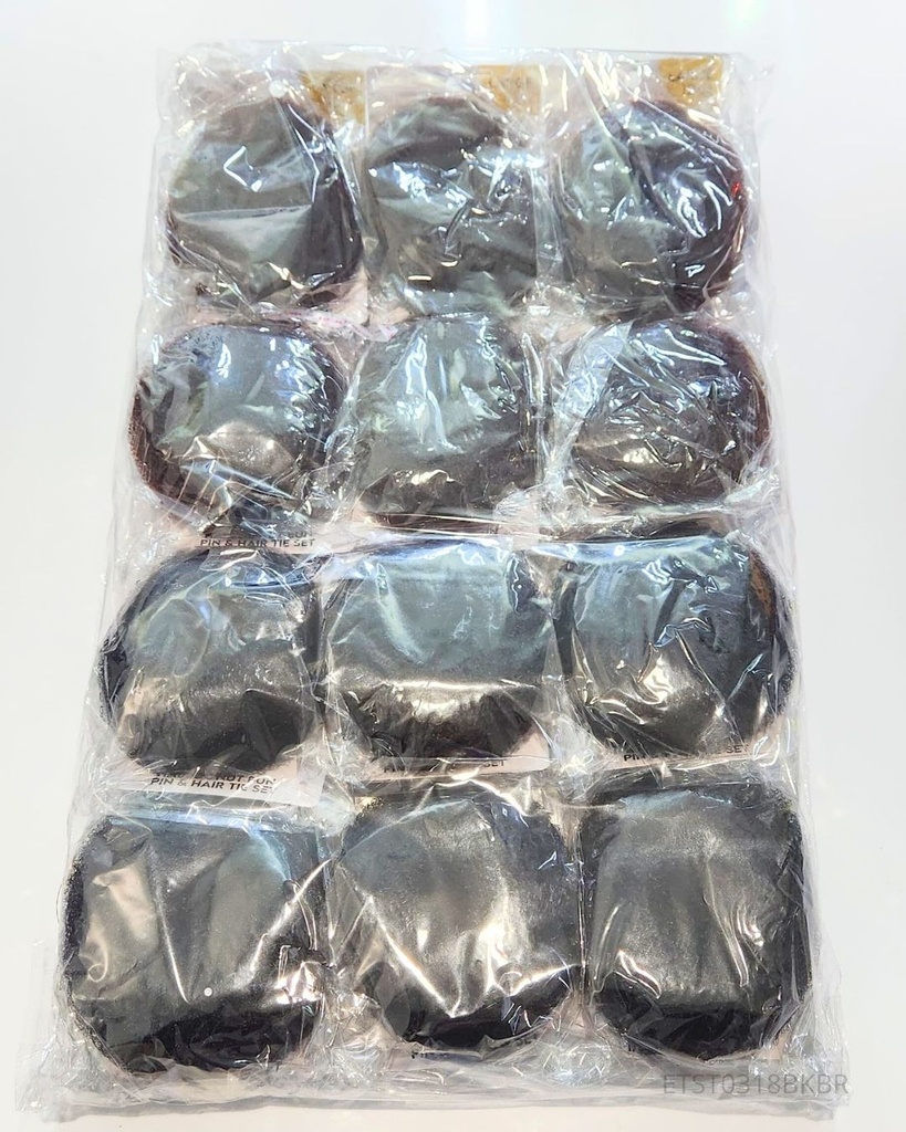 DONAS PARA EL CABELLO NEGRAS Y MARRON (12 CM)
