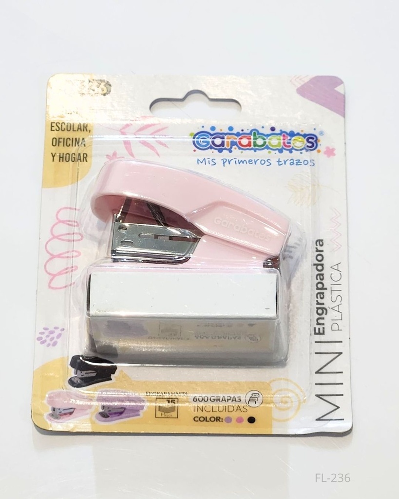 COSEDORA PLASTICA ENCARTONADA CON GANCHO COSEDORA 600PCS 