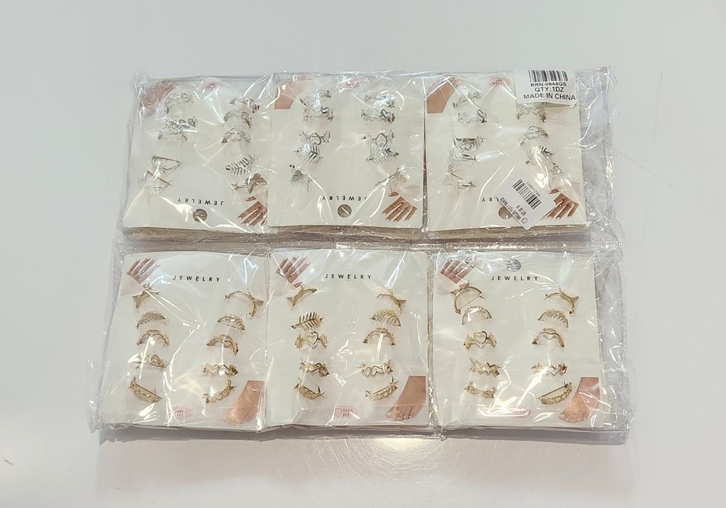 ANILLOS PIES Y MANOS SET DE 10
