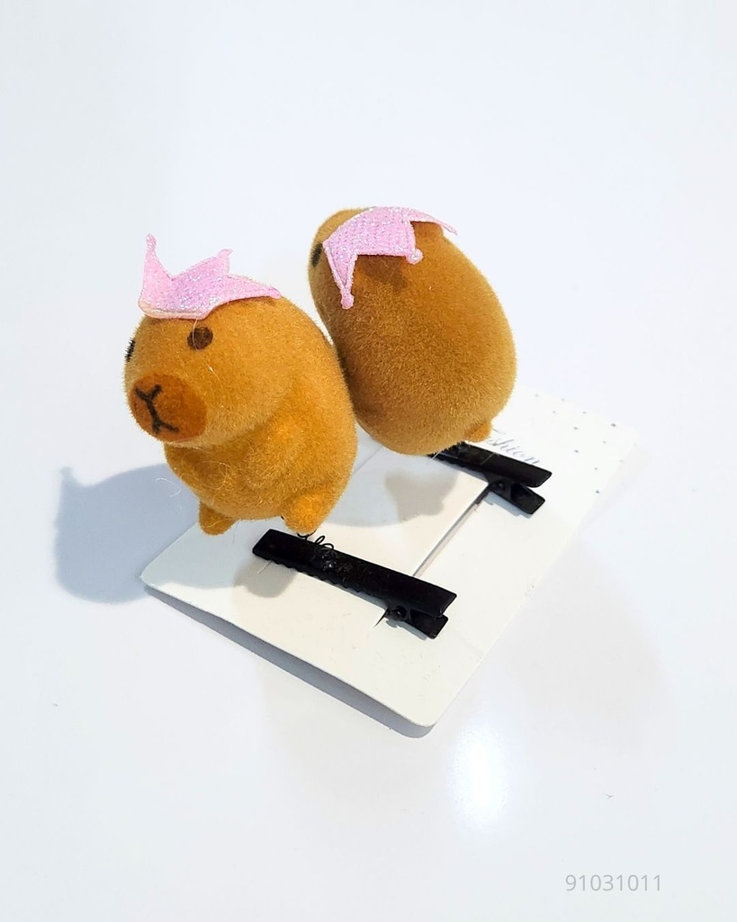 GANCHOS CAPYBARA SET DE 2
