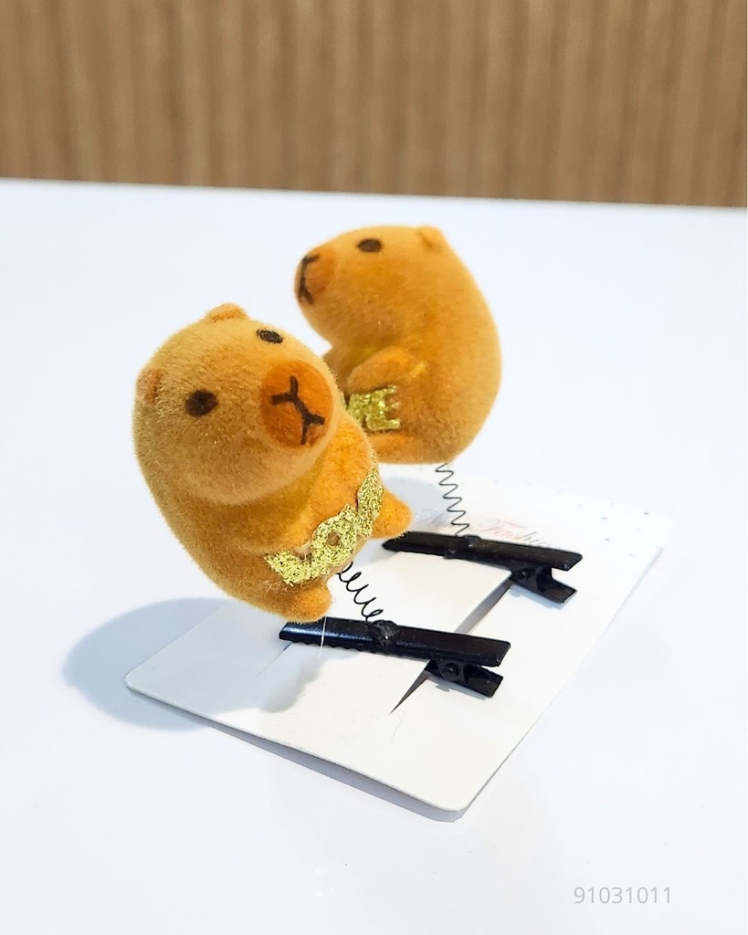 GANCHOS CAPYBARA SET DE 2