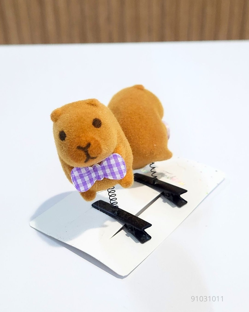 GANCHOS CAPYBARA SET DE 2