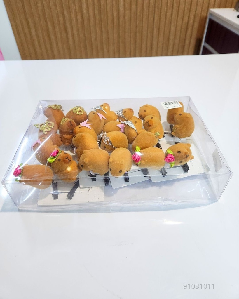 GANCHOS CAPYBARA SET DE 2