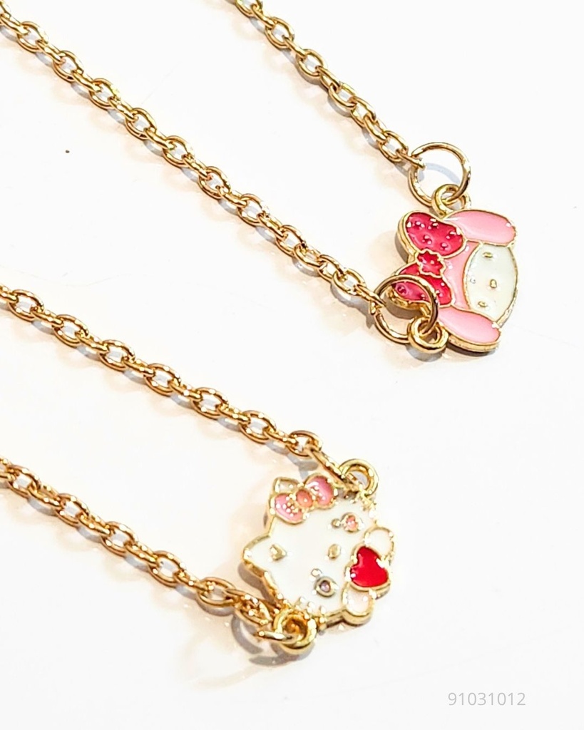 COLLARES BEST FRIENDS SANRIO SET DE 2
