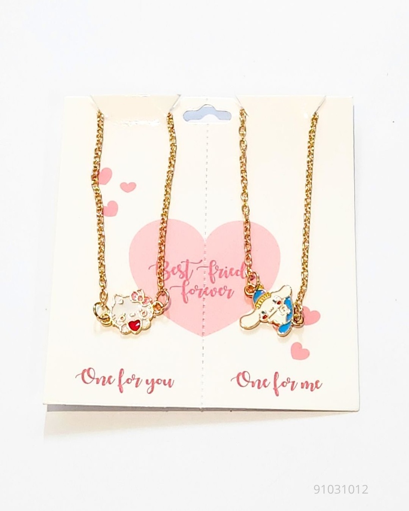 COLLARES BEST FRIENDS SANRIO SET DE 2