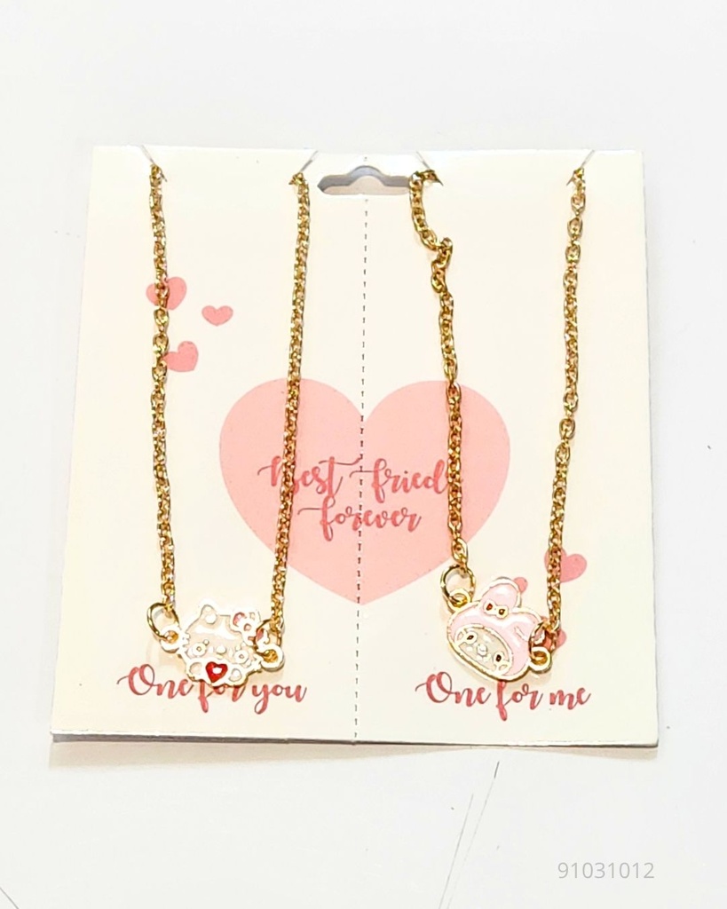 COLLARES BEST FRIENDS SANRIO SET DE 2