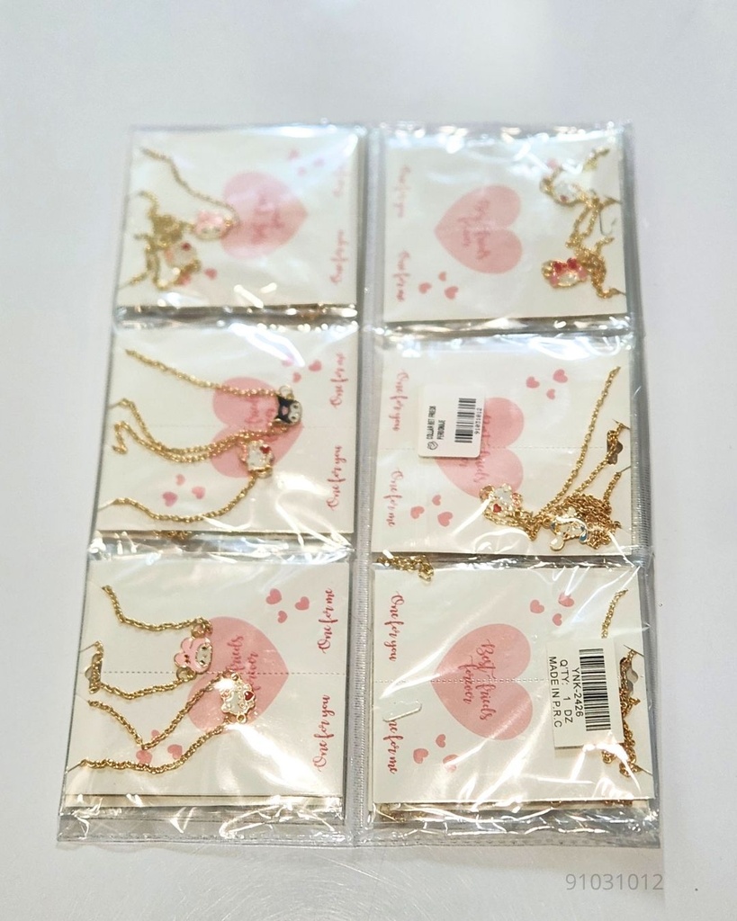 COLLARES BEST FRIENDS SANRIO SET DE 2