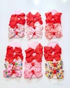 GANCHOS LAZOS FRUTAS SET DE 4