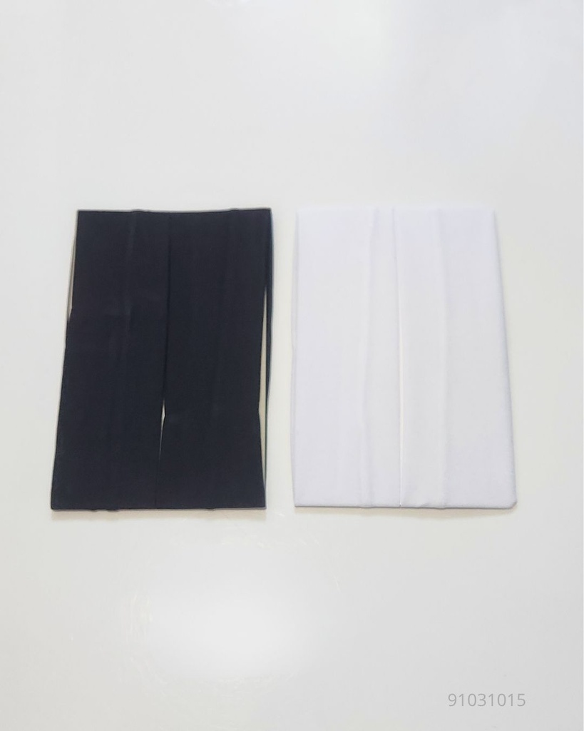 BANDANAS BLANCA Y NEGRA SET DE 2