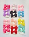GANCHOS LAZOS PASTEL SET DE 4