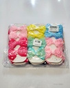 GANCHOS LAZOS PASTEL SET DE 4