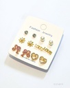 ZARCILLOS TOPITOS CORAZON SET 6