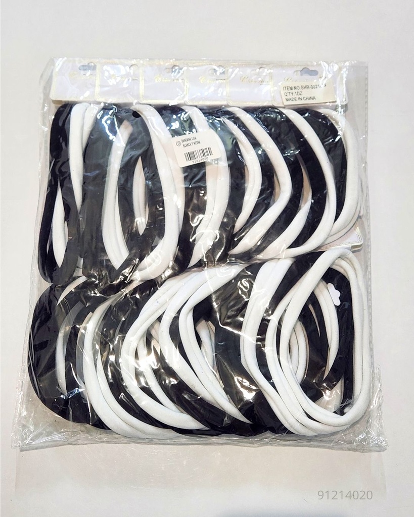 BANDANAS LIGA BLANCA Y NEGRA