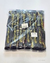 ABANICOS NEGRO CON DORADO