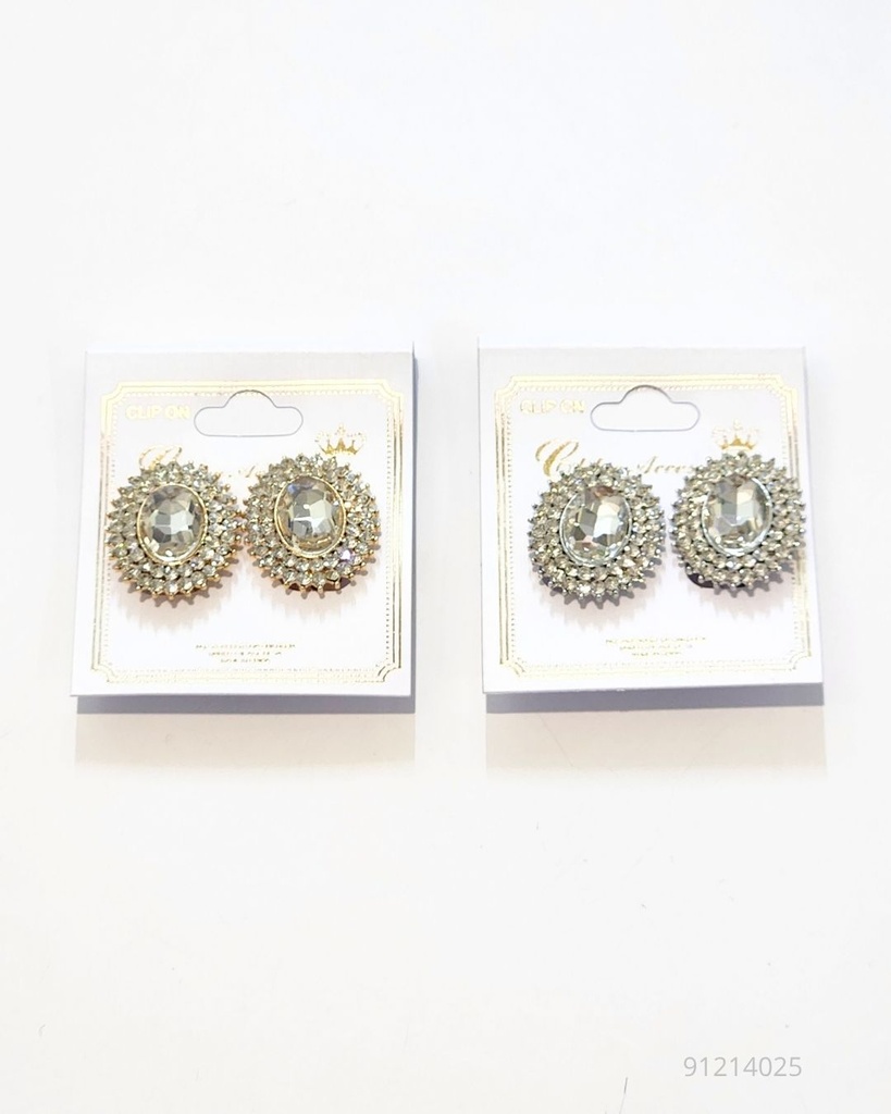 ZARCILLOS CLIP PIEDRA