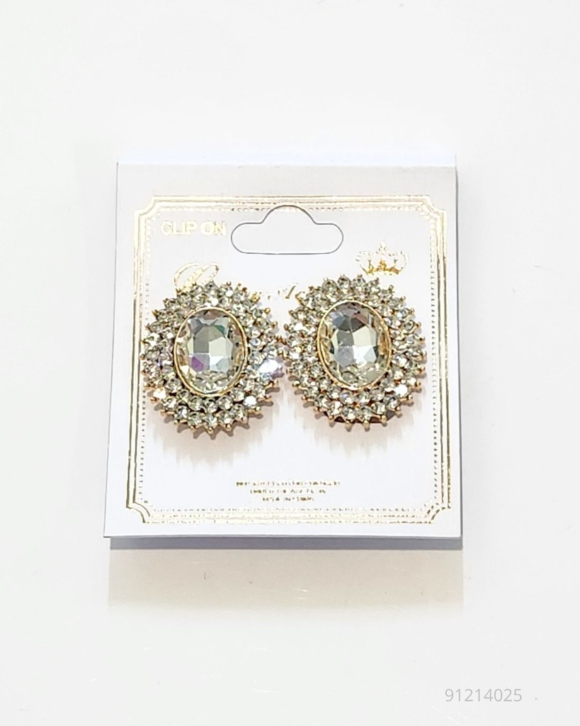 ZARCILLOS CLIP PIEDRA