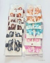 GANCHETAS ACRILICAS LAZO PASTEL SET DE 2