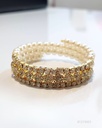 PULSERAS STRASS Y PERLAS