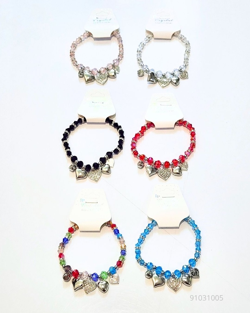PULSERAS PEPITAS CORAZON