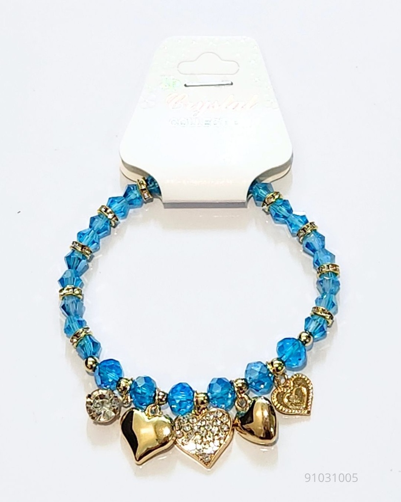 PULSERAS PEPITAS CORAZON