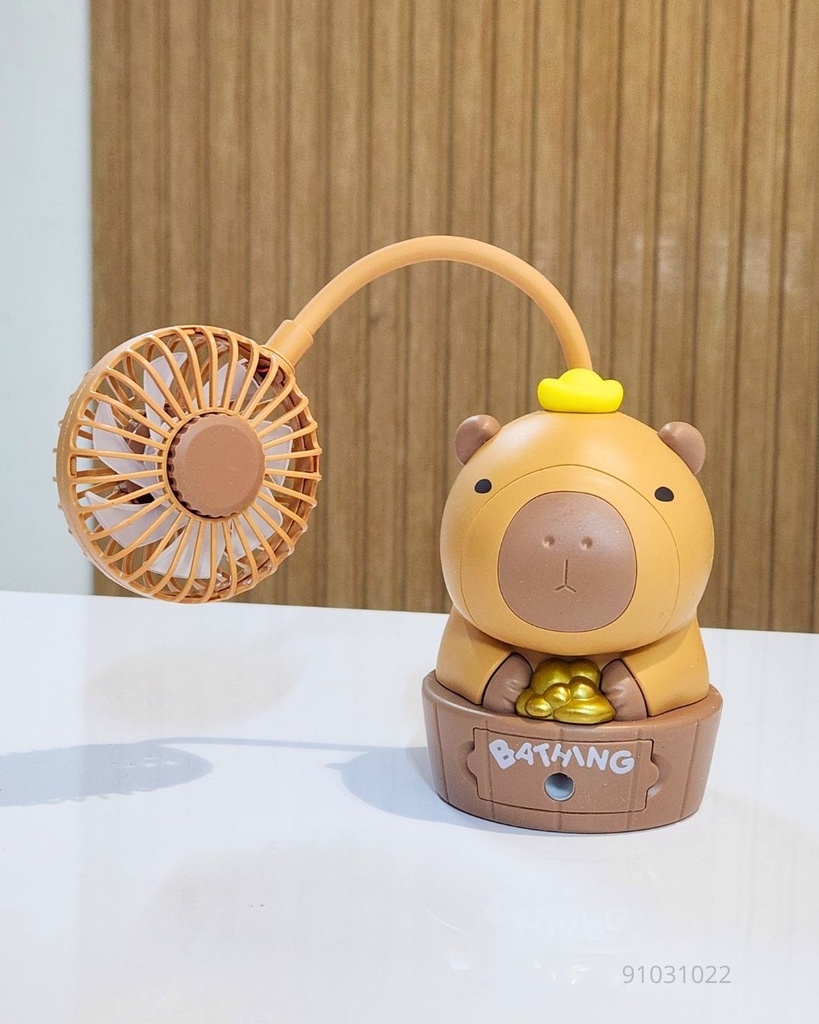 VENTILADORES CAPYBARA CON SACAPUNTAS