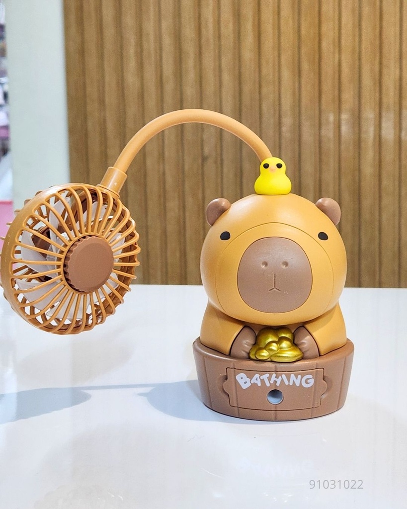 VENTILADORES CAPYBARA CON SACAPUNTAS