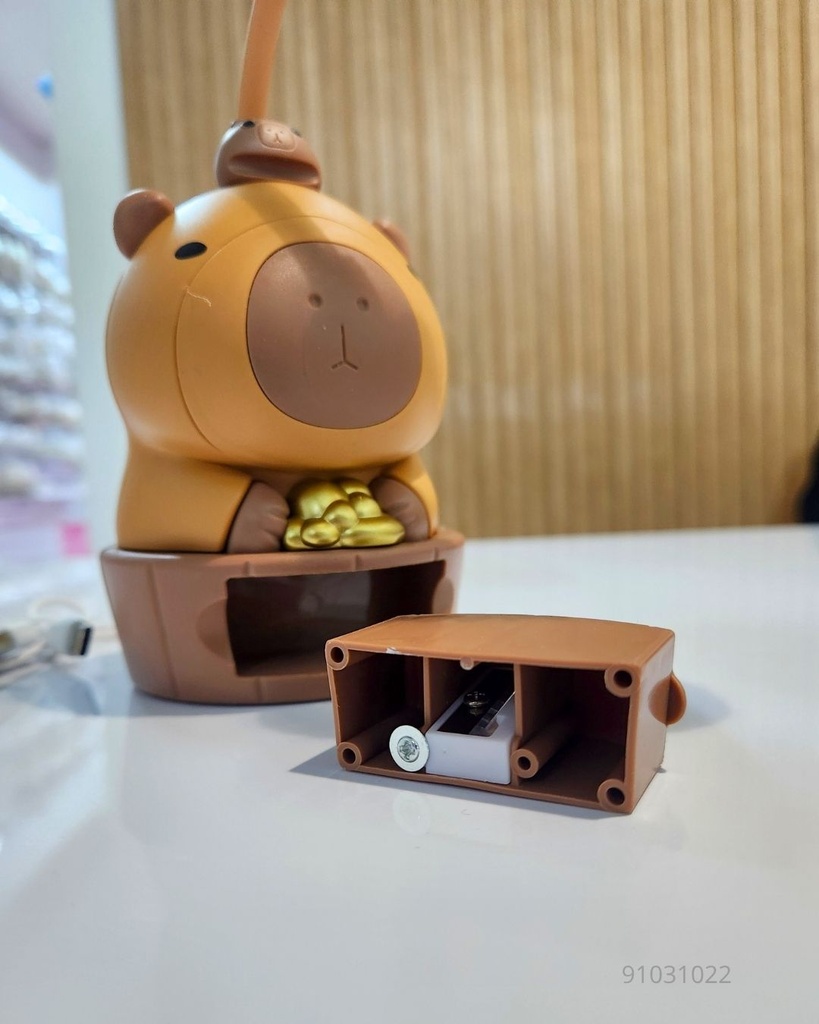 VENTILADORES CAPYBARA CON SACAPUNTAS