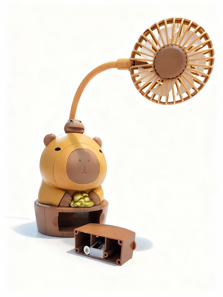 VENTILADORES CAPYBARA CON SACAPUNTAS