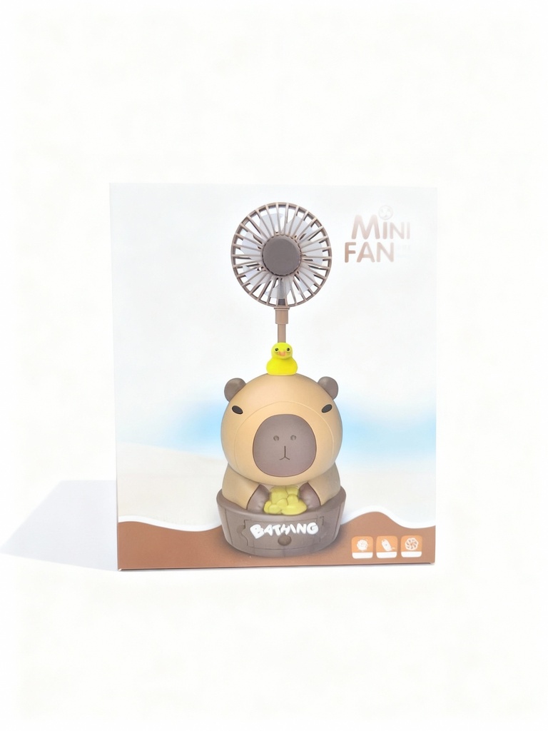 VENTILADORES CAPYBARA CON SACAPUNTAS