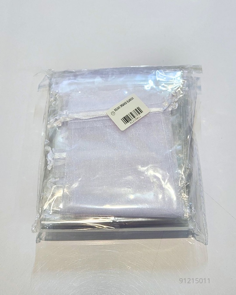 BOLSAS ORGANZA BLANCAS PEQUEÑAS