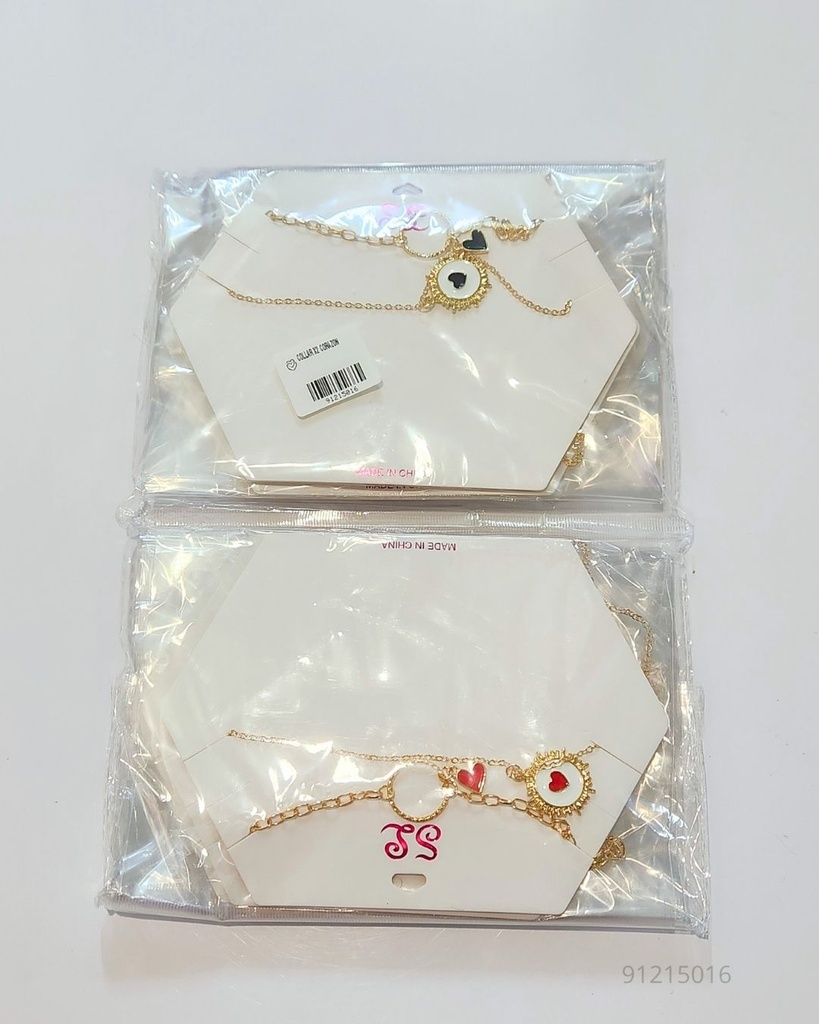 COLLARES CORAZON SET DE 2