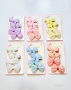 GANCHOS LAZO MARIPOSA SET DE 4