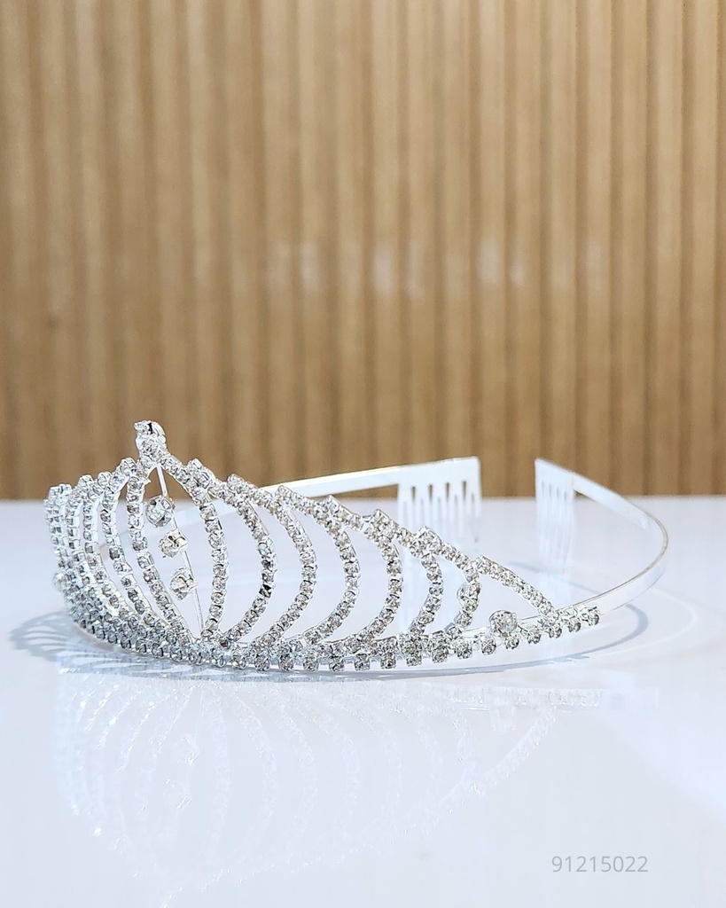 TIARAS CORONAS PLATEADA (HHL-6702S)