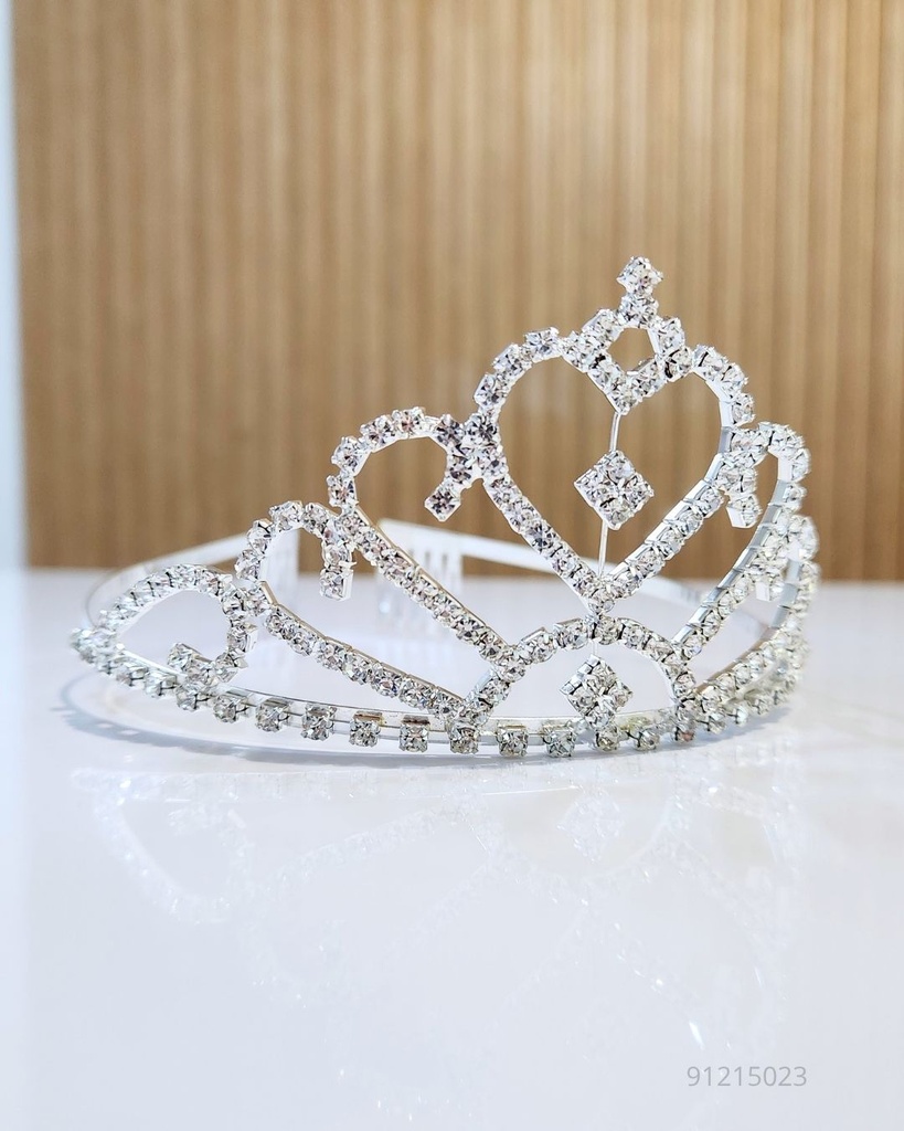 TIARAS CORONAS PLATEADA (TL-5291S)