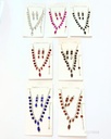 COLLARES FINO STRASS COLORES (NKL-6442S)