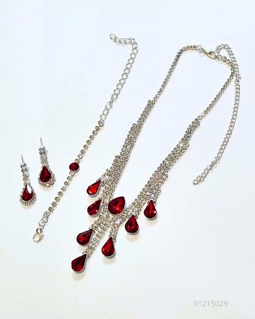 COLLARES FINO COLORES STRAS (NKL-6443S)