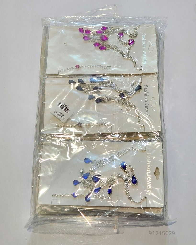 COLLARES FINO COLORES STRAS (NKL-6443S)