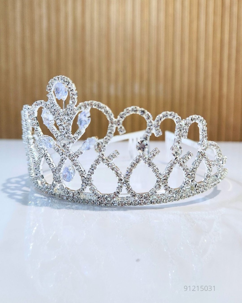 TIARAS CORONAS PLATEADA (HHL-6694S)