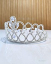 TIARAS CORONAS PLATEADA (HHL-6694S)