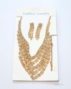 COLLARES DORADO STRASS (NKL-5200G)