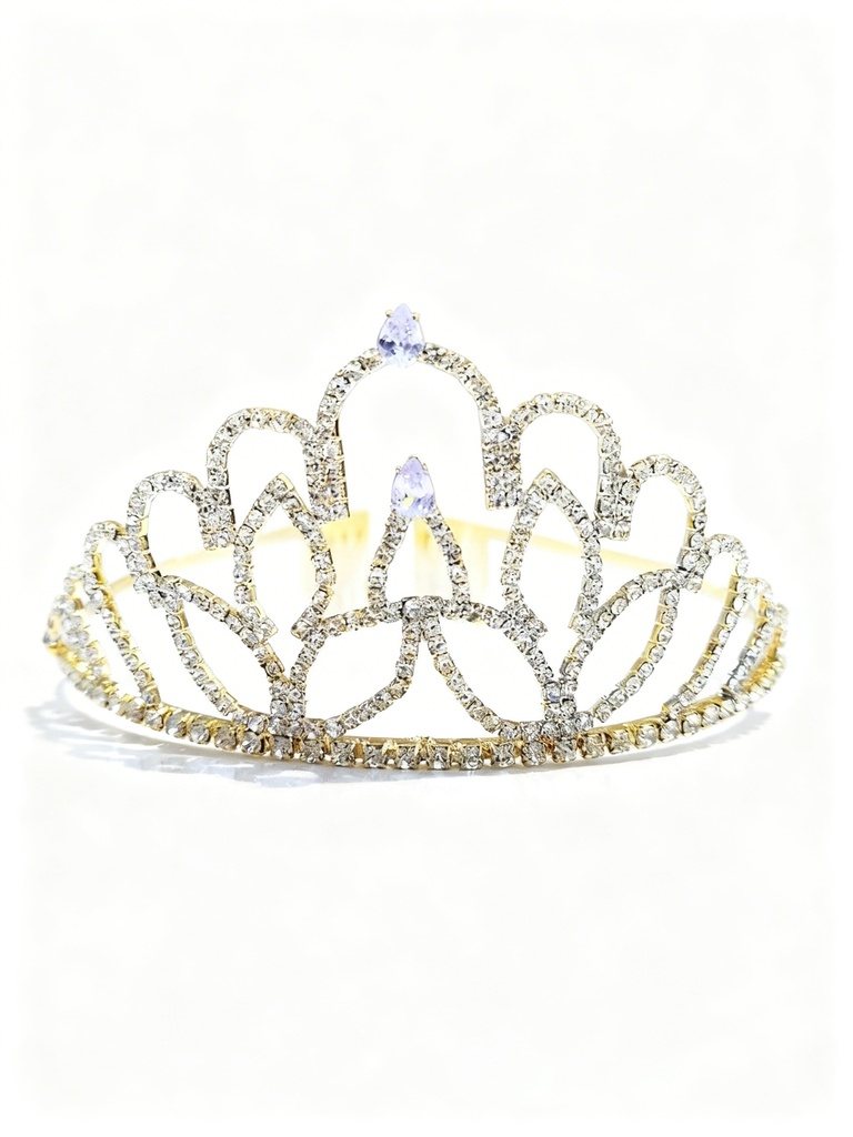 TIARAS CORONAS DORADA (HHL-6693G)