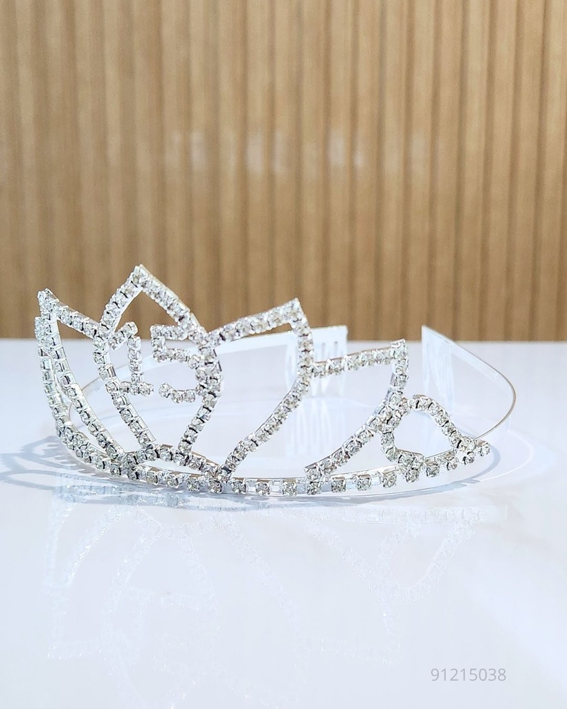 TIARAS CORONAS PLATEADA (HHL-7272S)