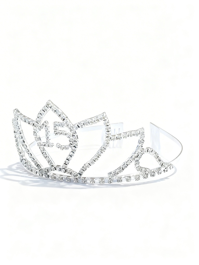 TIARAS CORONAS PLATEADA (HHL-7272S)