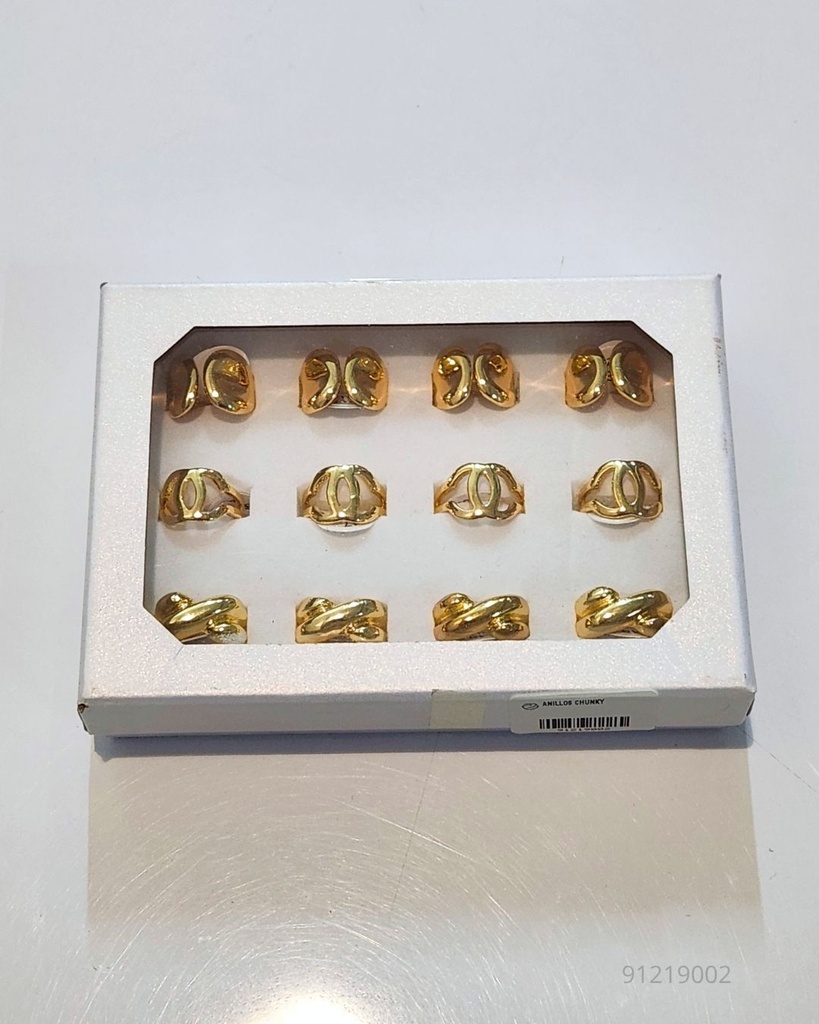  ANILLOS CHUNKY 