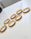 PULSERAS STRASS DORADA