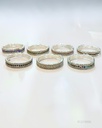 PULSERAS STRASS PLATEADA
