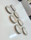 PULSERAS STRASS PLATEADA