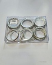 PULSERAS STRASS PLATEADA