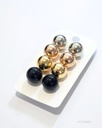ZARCILLOS PERLAS SET DE 4 (1.6CM)